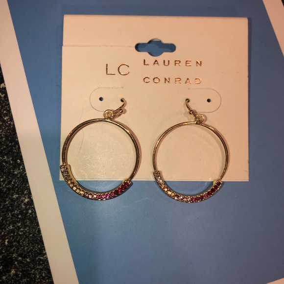 LC Lauren Conrad earrings new with tags NWT - Picture 2 of 14